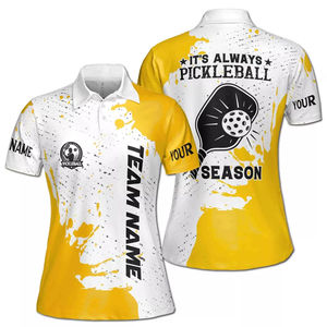 Camiseta de Tenis Personalizada para Hombre, Polo Deportivo, Camiseta de Pickleball y Tenis de Mesa, Transpirable, para Entrenamiento Atlético, Ropa Deportiva Informal - Product Image 1