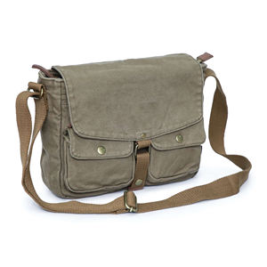 Sac messager classique en toile 2026 pour hommes et femmes, sac à bandoulière personnalisé avec logo pour hommes - Product Image 1