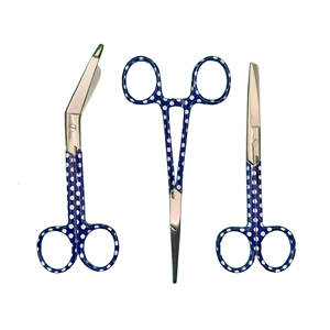 Tijeras de vendaje y fórceps para arterias, Juego de 3 tijeras para traumatismos, tijeras médicas Premium para enfermeras, instrumento médico de primeros auxilios - Product Image 1