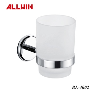 Estante de baño de un solo nivel con esquina triangular de latón moderno, cesta de ducha montada en la pared - Product Image 3