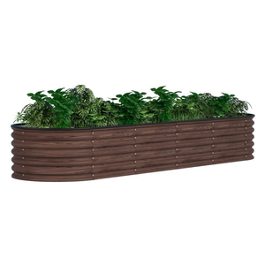 Kit de jardinière modulaire en acier pour légumes, fleurs et herbes – Bac de culture extérieur en métal – Prix le plus bas - Product Image 2