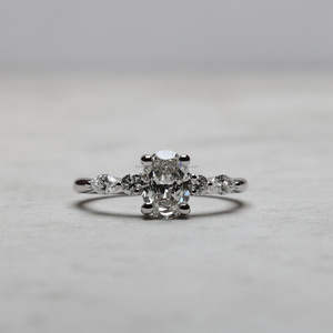 IGI/GIA Lab Grown Cut Diamond Vintage 14K Anillo de boda/compromiso amarillo Unisex Oro blanco fino para fiesta de aniversario-Worthy - Product Image 1