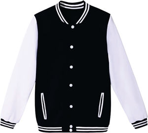 Custom Denim Varsity Jacket Embroidery Winter Baseball Letterman CollegeBaseballjacket <b>Men</b> Stand Collar Front Logo - Product Image 4