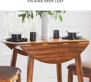 Modern Round Wood Coffee <b>Table</b> | Contemporary Side <b>Table</b> Hotel Cafe Restaurant Furniture - Product Image 4