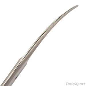 Ciseaux à cuticules russes en acier inoxydable de haute qualité, prêts à l'emploi, pliables, durables, tranchants et courbés pour la beauté des ongles - Product Image 5