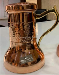 Wholesale Pure Copper Jug and Utensils <b>Iron</b> Water Pitcher for Home Decor and Giftware Ayurvedic Metal Gift - Product Image 4