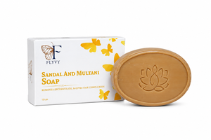 Jabón Sólido Artesanal de Cúrcuma y Multani con Aceites Esenciales para Blanqueamiento y Limpieza Profunda - Product Image 2