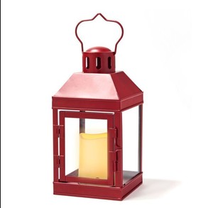 New Design Luxury Hanging Home Decor Stainless Steel Metal <b>Candle</b> Lantern With <b>Red</b> Color Finished for Home & Garden - Product Image 6