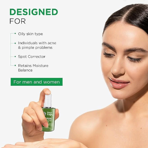 Sérum Visage Anti-Acné au Neem, Curcuma, Cannelle et Extrait d'Écorce de Saule – Sérum Clarifiant pour la Peau – Vente en Gros OEM ODM - Product Image 4