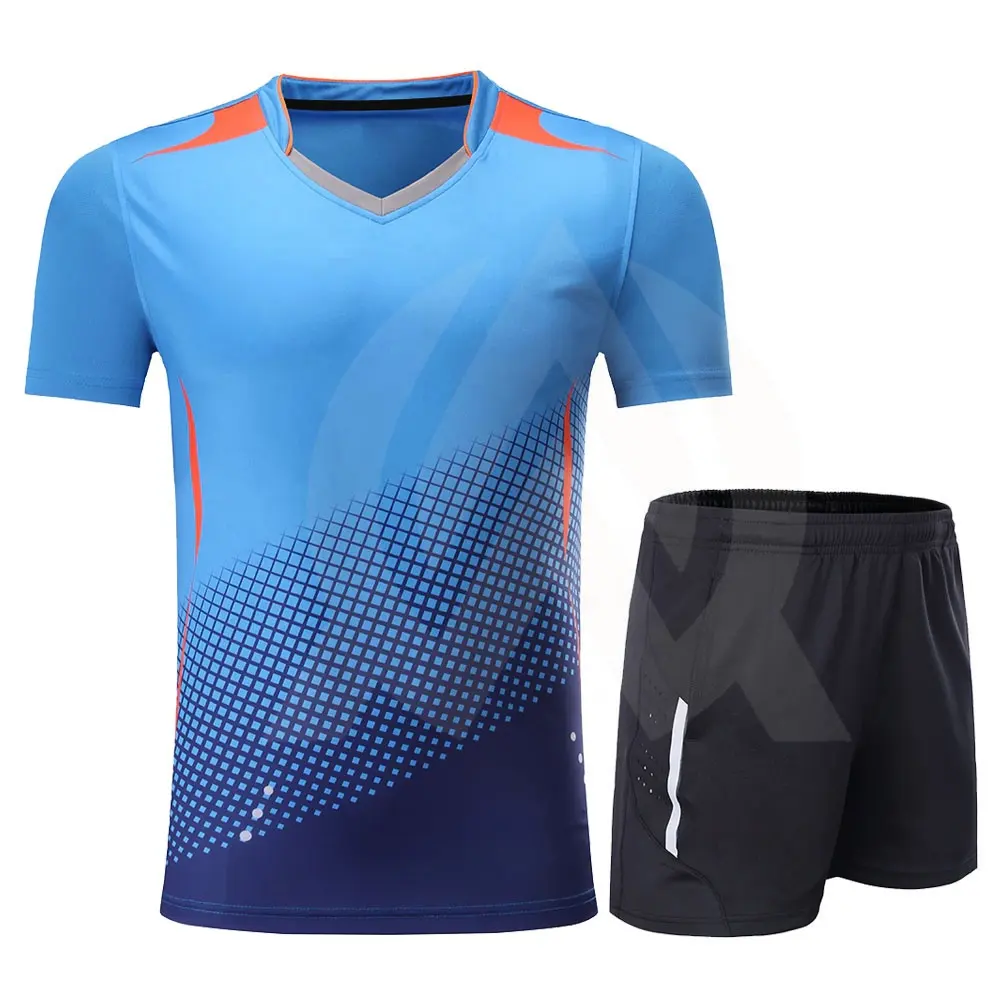 Top Trending Custom Beste Badminton Kleding Shirts En Shorts Tennis Slijtage Groothandel Sublimatie Afdrukken Mannen Uniformen