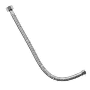 Confezione da 2 Connettori per Tubo Flessibile in Acciaio Inox Intrecciato da 24 Pollici, 3/8 Pollici Maschio x 1/2 Pollici Femmina, Linea di Alimentazione Idraulica per Rubinetti - Product Image 6