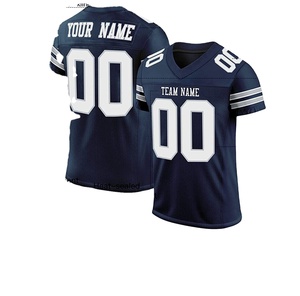 Nueva ropa deportiva de fútbol americano para hombres, Jersey con estampado de texto personalizado con mangas cortas, ropa deportiva personalizable - Product Image 5