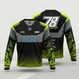 Custom Moto Racing Jersey Breathable Quick Dry Motocross Shirt Men's women Long Sleeve Motorcycle Riding Equipment Sportswear - Product Image 5