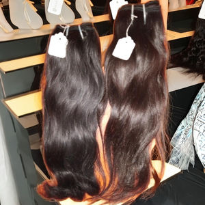 100% Trame de Cheveux Humains Vierges Indiens Vague Naturelle Vague Profonde Styles de Vague Lâche Non Transformés Brut Remy Cuticule Aligné En Gros Inde - Product Image 6