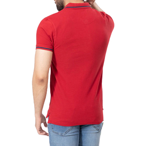 เสื้อกอล์ฟแขนสั้นลำลองสำหรับผู้ชาย ผ้าฝ้ายใยไผ่ พิมพ์ลายดิจิตอลด้านหน้า พร้อมโลโก้ HIC แบบกำหนดเอง ดีไซน์กระเป๋าป้องกันรอยยับ - Product Image 2