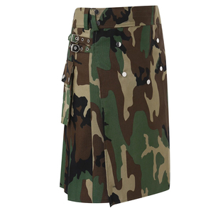 Kilt écossais de haute qualité pour hommes et femmes, style écossais, plaid contrasté, kilt tartan traditionnel, vente en gros - Product Image 3