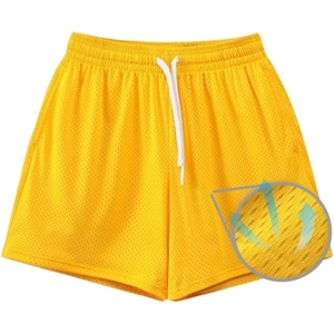 Pantalones Cortos Deportivos de Malla para Hombre OEM, Logotipo Personalizado, Transpirables, de Secado Rápido, para Correr, Gimnasio, Diseño Atlético Ligero - Product Image 2