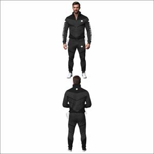 Survêtements pour hommes à la mode et durables, vêtements décontractés, manches longues surdimensionnées, tissu de qualité, survêtements pour hommes - Product Image 5
