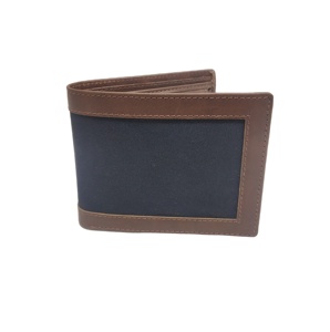 Cartera Bifold de Cuero, Gran Capacidad, Tarjetero, Protección RFID, Vegano, PU, Moda Vintage, Producción en Masa, Forro Chairman, Monedero - Product Image 1