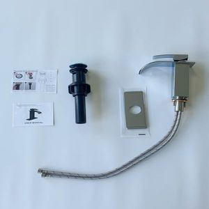 Rubinetto da Bagno Monocomando in Acciaio Inox Cromato, Miscelatore Monoforo per Lavabo, Non Spedibile nei Fine Settimana Tramite USPS/FedEx - Product Image 5