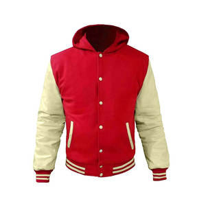 Chaqueta Varsity de instituto con botones, 100% algodón poliéster, de fabricante - Product Image 5