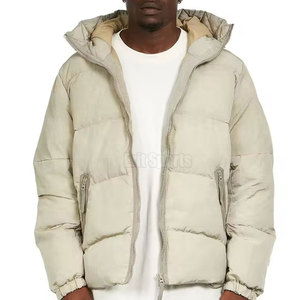 Plus Size Long Sleeve Lightweight Winter Jacket For Men Perfect For Daily Casual Wear And Cool Weather Puffer Jacket - Product Image 2