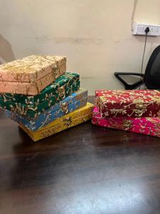 Potli กระเป๋าถือแฮนด์เมดสำหรับผู้หญิง,กระเป๋าคลัทช์ Potli แบบอินเดียดั้งเดิมของขวัญแต่งงาน Diwali ของขวัญตอบแทนอินเดีย - Product Image 3