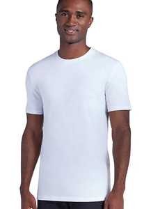 Camiseta Casual de Manga Corta para Hombre, Color Azul Marino, 100% Algodón, Cuello Redondo, Corte Regular, Color Sólido, Transpirable, Jersey de 180g - Product Image 5