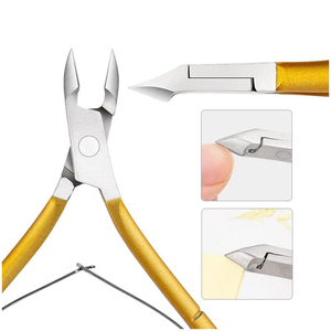 Coupe-ongles professionnel en acier inoxydable, mâchoire plate de 12,5 mm, lame tranchante, coupe-ongles à manche noir, outil de manucure et pédicure pour les doigts, Adu - Product Image 2
