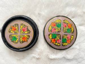 Khadim Handicrafts Modern Eco-Friendly Handmade <b>Paper</b> Mache Drink <b>Coaster</b> Set Sustainable Decorative <b>Coasters</b> - Product Image 5