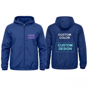 High Quality Customized OEM <b>Winter</b> Thin Men's Outdoor <b>Waterproof</b> Windbreaker Hooded <b>Jacket</b> With Custom Logo Design - Product Image 5