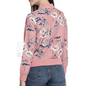 Casual Women Printing Varsity <b>Jackets</b> Breathable Fabric Top For Everyday Dressing And Urban Trends For Sale - Product Image 4