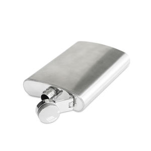 Lot de 2 flacons en acier inoxydable personnalisés avec entonnoir Bar Accessoires Coffret cadeau - Product Image 4