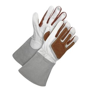 Gants de travail en cuir respirants et résistants à la chaleur avec logo personnalisé pour l'hiver, protection contre les brûlures, pour la soudure - Product Image 3