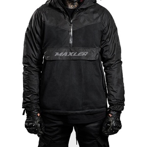 Sweat à capuche de moto pour hommes de haute qualité avec doublure en polaire de protection complète - Product Image 1