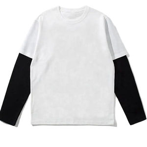 ผู้ผลิต OEM เสื้อยืดแขนสั้นสองชั้นคุณภาพสูงแบบสปอร์ตเป็นมิตรกับสิ่งแวดล้อมสำหรับผู้ชายทรงโอเวอร์ไซส์ลำลองฟิตเนสสีพื้น - Product Image 5