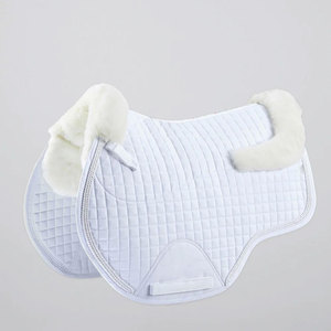 แผ่นรองอานม้าแบบตะวันตกสไตล์นักขี่ม้า  โลโก้สั่งทำได้  คุณภาพสูง  สีพื้น - Product Image 1