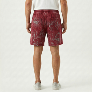 Concevez vos propres shorts décontractés pour hommes, personnalisés, en denim délavé, service OEM, haute qualité, séchage rapide, respirant - Product Image 4