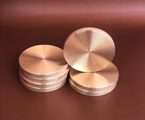 Disque rond vierge en laiton et cuivre pour gravure laser, estampage de logo personnalisé, étiquettes métalliques personnalisées, artisanat DIY - Product Image 2