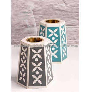 Quemador de Incienso Eléctrico con Diseño Árabe Tradicional, Incrustaciones de Hueso en Madera, Juego de Regalo Floral para Ramadán, Difusor para Uso en Interiores y Automóviles - Product Image 2