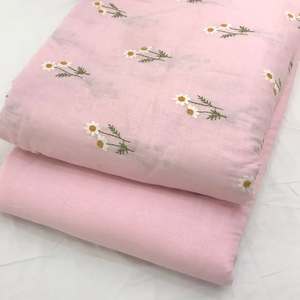 Tissu en dentelle de georgette polyester de haute qualité avec broderie malteuse pour vêtements de mariée, textiles de maison et confection de vêtements - Product Image 1