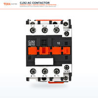 Kontaktor CJX2 dengan Unit Penunda Waktu Pneumatik F5 Air Delay Head 0.1s-180s Timer Kontaktor untuk Kontrol Start Motor YORA