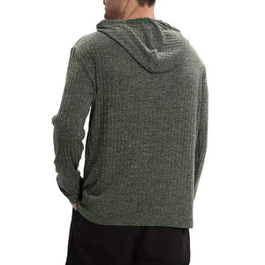Sweat-shirts à capuche en tissu gaufré léger, matière douce, coupe confortable, vêtements décontractés, sweats à capuche en tissu gaufré - Product Image 3
