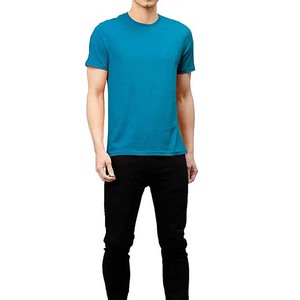 เสื้อยืดผู้ชายขายดี ผลิตเสื้อผ้า บริการ OEM เสื้อผ้าฤดูร้อน ผ้าฝ้าย 100% แขนสั้น ราคาขายส่ง - Product Image 1