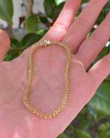 Pulsera de Oro Sólido Real de 14K con Diamantes de Corte Redondo, Diamantes Creados en Laboratorio F VS, Joyería de Boda, Pulsera Fina Personalizada, Proveedor al por Mayor