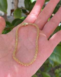 สร้อยข้อมือทองคำแท้ 14K ประดับเพชรทรงกลมเจียระไนแบบลิงค์ F VS เพชรสร้างในห้องปฏิบัติการ เครื่องประดับแต่งงาน สร้อยข้อมือสั่งทำพิเศษ ผู้จำหน่ายขายส่ง - Product Image 4