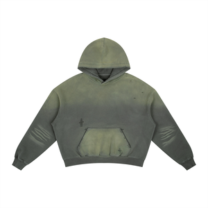 Sudadera con Capucha Unisex de Lujo Estilo Streetwear con Lavado a la Piedra, Bordado y Serigrafía, Sudadera Vintage con Lavado Ácido Personalizado - Product Image 6