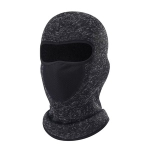 Pasamontañas Unisex, Cubre Rostro Completo, 100% Poliéster, para Exteriores, Adulto, 48-50cm, Negro, Tejido a Cuadros, Diseño 3D - Product Image 1