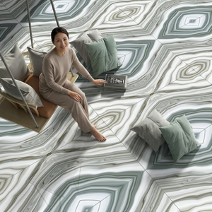 Vente en gros 600x1200mm Carreaux de sol en porcelaine émaillée blanche 60x120cm Mosaïque Design 24x48in Stock de céramique pour l'exportation en Inde - Product Image 5