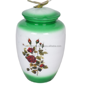Premium Antique Decorative Metal Cremation Urn <b>Memorial</b> Urn Durable with Polished Design at wholesale price - Product Image 1